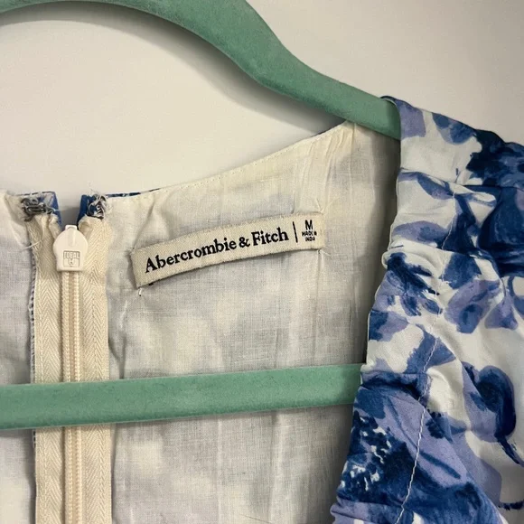 Abercrombie & Fitch Blue Floral Mini Dress - Picture 5 of 5